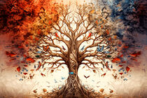Lebensbaum | Tree of Life im Herbst von Bettina Dittmann