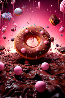 Pink Donut by Bettina Dittmann