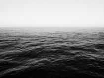 Black and white Ocean Photography - seascape horizon by oh aniki