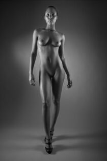 Walking Nude mono by David Hare