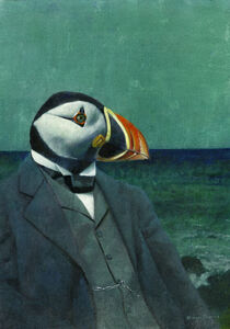 Puffin Gentleman by Michael Thomas