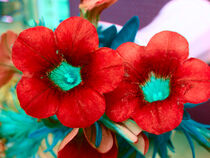 Zwei Glockenblumen in Rot by marie-t