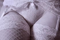 White Lingerie and stockings by David Hare