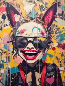 Lach doch mal Bunny | Laugh Bunny, Laugh | Lustige Pop Art by Frank Daske