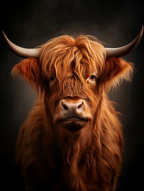 Portrait Hochlandrind | Highland Cattle von Frank Daske