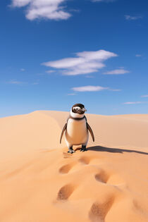 Sandy der Wüsten-Pinguin | Sandy the Desert Penguin by Frank Daske