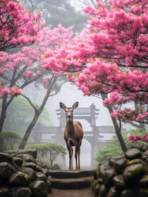 Reh im Japanischen Garten | Deer in the Japanese Garden by Frank Daske