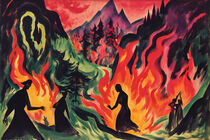 Weltenbrand | World Conflagration | Inspiriert von der Künstlergruppe Brücke von Frank Daske