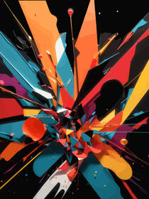 Abstract splash colorful explosion by lm2kone
