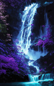 Great Japanese waterfall von lm2kone