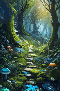 Path in the forest Fantasy von lm2kone