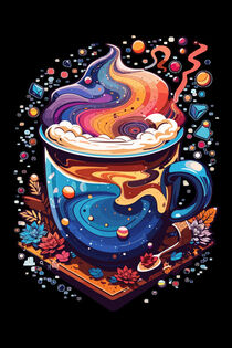 Rainbow Coffee Cup by lm2kone