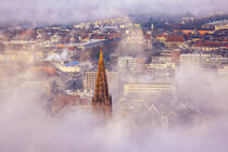 Nebelschwaden über Freiburg von Patrick Lohmüller