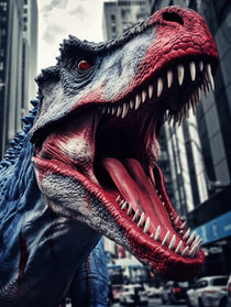 Ein T-Rex in New York City | A T-Rex in New York City von Frank Daske