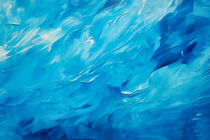 Wasser | 50 Shades Of Blue | Abstraktes fürs Wohnzimmer von Frank Daske