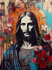Jesus als Pop Art Ikone | Jesus Christ as a Pop Art Icon von Frank Daske
