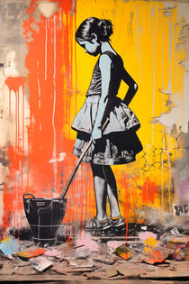 Räum Dein Leben auf | Clean Up Your Life | Street Art von Frank Daske