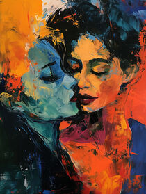 Lesbische Liebe | Lesbian Love | Inspiriert vom Expressionismus von Frank Daske