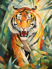 Der Kubistische Tiger | The Cubist Tiger von Frank Daske