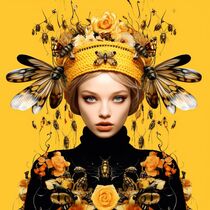 QUEEN BEE by Poptonicart by Claudia Sauter