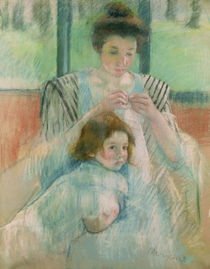 Mother and child  by Mary Stevenson Cassatt