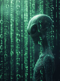 Alien verloren in der Matrix | Alien Lost in the Matrix von Frank Daske