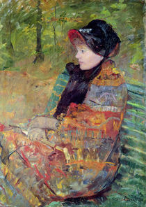 Portrait of Mlle C. Lydia Cassatt von Mary Stevenson Cassatt
