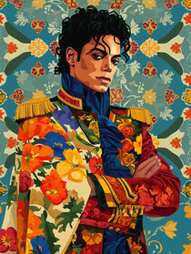 Michael Jackson Pop Art Portrait by Frank Daske
