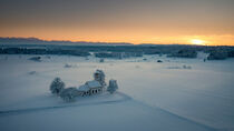 Bavarian winter landscape by Bastian Linder