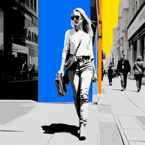 ZURICH WALK by Poptonicart by Claudia Sauter