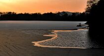 Berger See zugefroren von Edgar Schermaul
