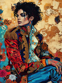 'Michael Jackson Portrait | Pop Art' by Frank Daske