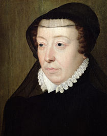 Portrait of Catherine de Medici  by Francois Clouet