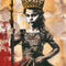 'Die wehrhafte kleine Prinzessin | Street Art im Banksy Stil' von Frank Daske