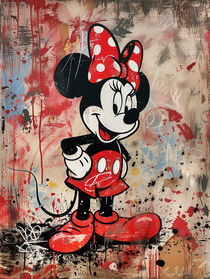 Street Art Minnie Mouse | Mit Gute-Laune-Garantie