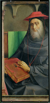 Portrait of Cardinal Bessarion  by Joos van Gent