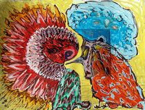 Das Treffen der Häuptlingsvögel by Wolfgang Wende