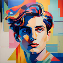 Portrait of young man by Luigi Petro