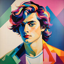 Portrait of young man by Luigi Petro