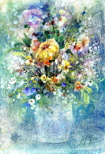 Yellow Flowers by Natalia Rudsina
