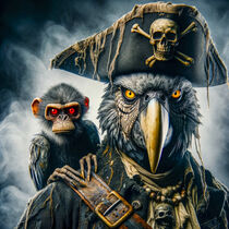 Piraten Papagei by the-incredibly-magical-photo-studio