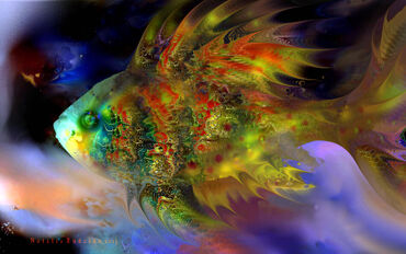 Magical-green-fish