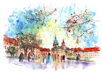 Krakow Beautiful Corner 10 von Miki de Goodaboom