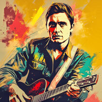 Die Musik von Johnny Cash | The Music Of Johnny Cash | Street Art Portrait by Frank Daske