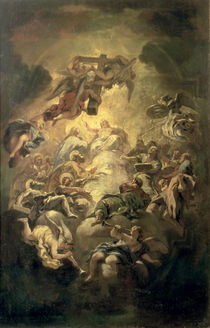 Christ in Glory  by Luca Giordano