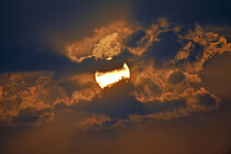Sonnenuntergang über der Kalahari von Dieter Stahl