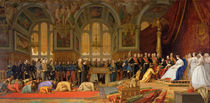 The Reception of Siamese Ambassadors by Emperor Napoleon III  von Jean Leon Gerome