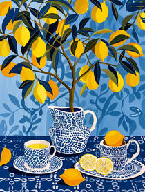 Tee mit Zitrone | Tea with Lemon | Dekorative Malerei by Frank Daske