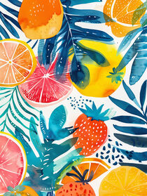 Exotische Früchte für die Küche | Inspiriert von Matisse von Frank Daske