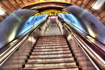U-Bahn Treppe by Edgar Schermaul